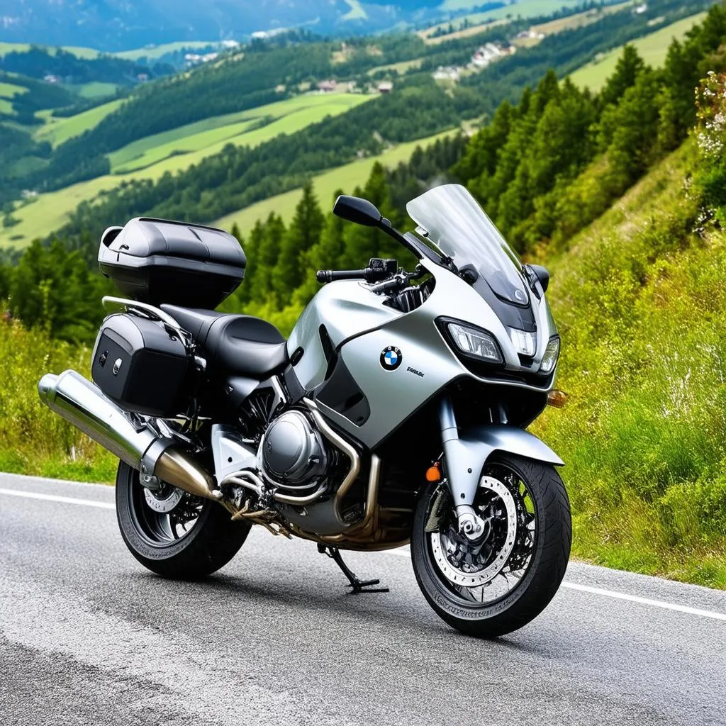 BMW Motorcycle Mountain Drive